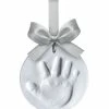 Billig ⭐ Dooky Ophæng - Happy Hands Ornament Kit - Silver Ribbon 🔥