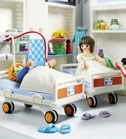 Rabat 💯 Playmobil City Life - Furnished Hospital Wing - 70191 - 297 Dele 🎉 -Billig legetoej butik DV921 3