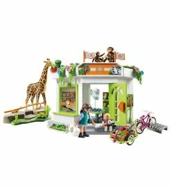 Promo 👏 Playmobil Family Fun - Dyrlægepraksis I Zoologisk Have - 70900 - 👍