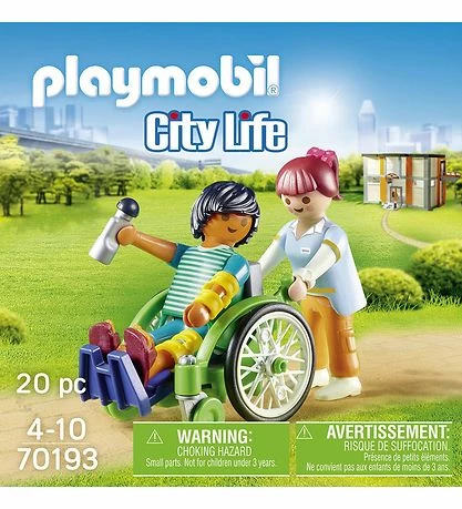 Ny 🎉 Playmobil City Life - Patient I Kørestol - 70193 - 20 Dele 🥰 2 Ny 🎉 Playmobil City Life - Patient I Kørestol - 70193 - 20 Dele 🥰 - Billede 2