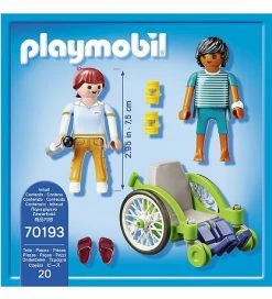 Ny 🎉 Playmobil City Life - Patient I Kørestol - 70193 - 20 Dele 🥰 6 Ny 🎉 Playmobil City Life - Patient I Kørestol - 70193 - 20 Dele 🥰 -Billig legetoej butik DV943 2