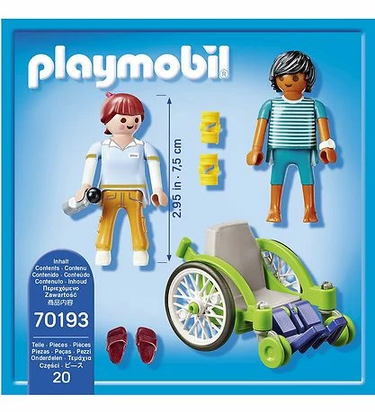 Ny 🎉 Playmobil City Life - Patient I Kørestol - 70193 - 20 Dele 🥰 3 Ny 🎉 Playmobil City Life - Patient I Kørestol - 70193 - 20 Dele 🥰 - Billede 3