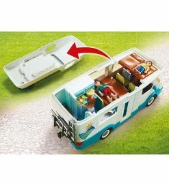 Promo ⭐ Playmobil Family Fun - Autocamper - 70088 - 135 Dele 🔔 -Billig legetoej butik DV944 3