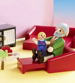 Helt ny 🧨 Playmobil Dollhouse - Hyggelig Stue - 70207 - 36 Dele 😀 -Billig legetoej butik DV957 2