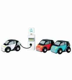 Outlet ⌛ Tender Leaf Trælegetøj - 3 Biler - Smart Cars 🌟