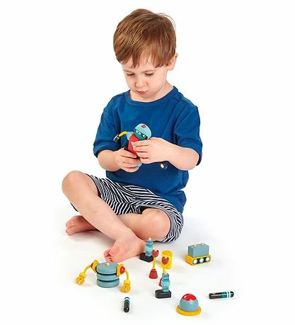 Budget 🛒 Tender Leaf Trælegetøj - 3 Robotter - Ekspedition Til Mars 🌟 2 Budget 🛒 Tender Leaf Trælegetøj - 3 Robotter - Ekspedition Til Mars 🌟 - Billede 2