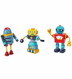 Budget 🛒 Tender Leaf Trælegetøj - 3 Robotter - Ekspedition Til Mars 🌟