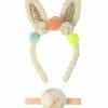 Promo 🧨 Meri Meri Udklædning - Pompom Bunny Ear 👗 Dress-up 🔥
