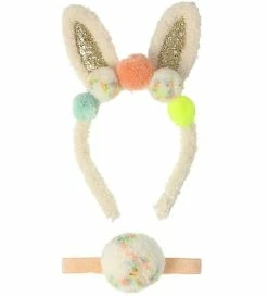 Promo 🧨 Meri Meri Udklædning - Pompom Bunny Ear 👗 Dress-up 🔥