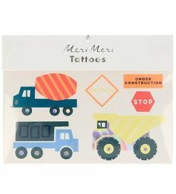 Promo 🌟 Meri Meri Tatoveringer - Construction ⭐