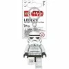 Ny ⭐ LEGO Star Wars Nøglering M. Lommelygte - Lego Stormtrooper 🥰