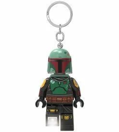 Bedste handel 😀 LEGO Star Wars Nøglering M. Lommelygte - Lego Boba Fett ❤️
