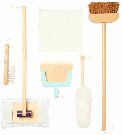 Helt ny 🔥 Kids Concept Rengørringssæt - Træ 🔔 2 Helt ny 🔥 Kids Concept Rengørringssæt - Træ 🔔 - Billede 2