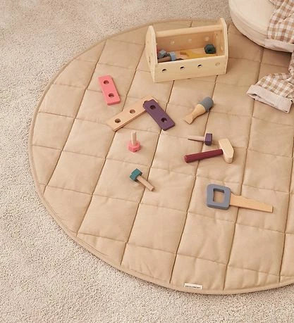 Budget 😀 Kids Concept Legetæppe - 100 Cm - Beige ✨ 3 Budget 😀 Kids Concept Legetæppe - 100 Cm - Beige ✨ - Billede 3