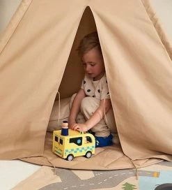 Engros 🎉 Kids Concept Legetelt - Tipi - Beige ⌛ 7 Engros 🎉 Kids Concept Legetelt - Tipi - Beige ⌛ -Billig legetoej butik DW932 2