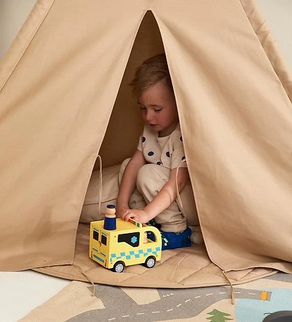 Engros 🎉 Kids Concept Legetelt - Tipi - Beige ⌛ 3 Engros 🎉 Kids Concept Legetelt - Tipi - Beige ⌛ - Billede 3