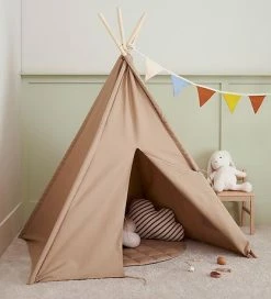 Engros 🎉 Kids Concept Legetelt - Tipi - Beige ⌛ 8 Engros 🎉 Kids Concept Legetelt - Tipi - Beige ⌛ -Billig legetoej butik DW932 3