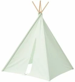Flash udsalg 🧨 Kids Concept Legetelt - Tipi - Lysegrøn ✔️