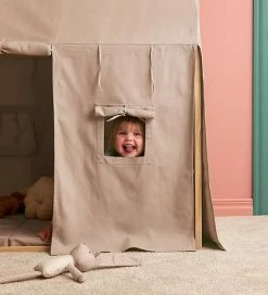 Tilbud 😉 Kids Concept Legetelt - Hus - Beige 😉 -Billig legetoej butik DW942 3
