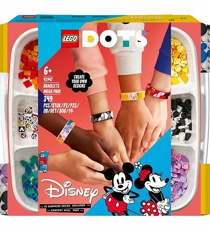 Købe 🤩 LEGO DOTS - Mickey Og Venner Armbånd-Megapakke 41947 - 349 Dele ⭐ 2 Købe 🤩 LEGO DOTS - Mickey Og Venner Armbånd-Megapakke 41947 - 349 Dele ⭐ - Billede 2