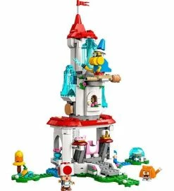 Billigst 🛒 LEGO Super Mario - Peach-Kattedragt Og Frosttårn - Udvid. 71407 😀