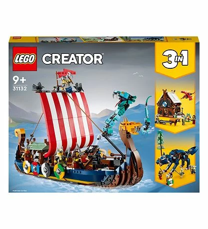 Købe 🎉 LEGO Creator - Vikingskib Og Midgårdsormen 31132 3-i-1 - 1192 De 😉 2 Købe 🎉 LEGO Creator - Vikingskib Og Midgårdsormen 31132 3-i-1 - 1192 De 😉 - Billede 2