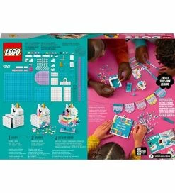 Ny 🔥 LEGO DOTS - Kreativ Familiepakke - Enhjørning 41962 - 707 Dele 🔥 -Billig legetoej butik DX337 2