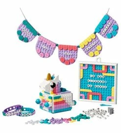 Ny 🔥 LEGO DOTS - Kreativ Familiepakke - Enhjørning 41962 - 707 Dele 🔥