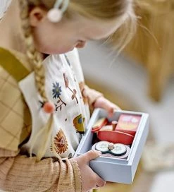 Bedste handel 😀 Bloomingville Blommingville Legetøjsmadkasse - Thyra - Blå 😀 -Billig legetoej butik DX382 3