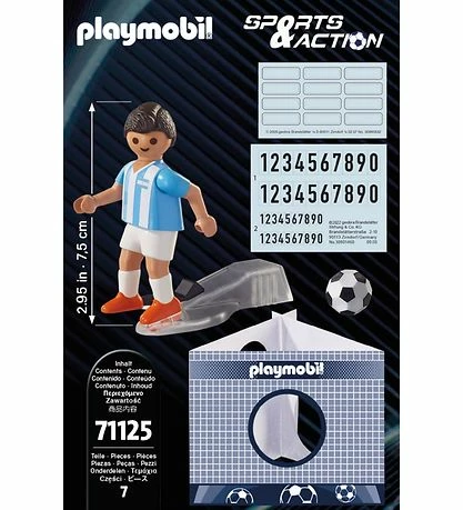 Budget 🔥 Playmobil Sports & Action - Soccer Player - Argentina - 71125 - 👍 3 Budget 🔥 Playmobil Sports & Action - Soccer Player - Argentina - 71125 - 👍 - Billede 3