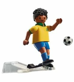 Bedste anmeldelser af 👏 Playmobil Sports & Action - Soccer Player - Brazil - 71131 - 8 D ❤️