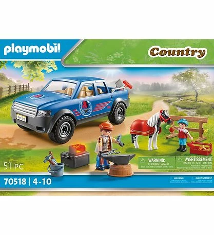 Top 10 ⭐ Playmobil Country - Mobil Smed 70518 - 51 Dele ✔️ 2 Top 10 ⭐ Playmobil Country - Mobil Smed 70518 - 51 Dele ✔️ - Billede 2