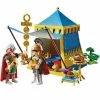 Flash udsalg ❤️ Playmobil Asterix - Officerstelt Med Generaler - 71015 - 52 Dele ✨