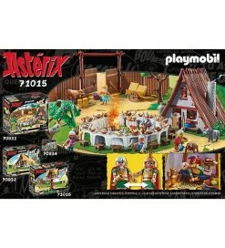 Flash udsalg ❤️ Playmobil Asterix - Officerstelt Med Generaler - 71015 - 52 Dele ✨ -Billig legetoej butik DX416 2