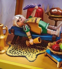 Flash udsalg ❤️ Playmobil Asterix - Officerstelt Med Generaler - 71015 - 52 Dele ✨ -Billig legetoej butik DX416 3