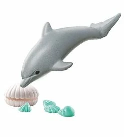 Brandudsalg 💯 Playmobil Wiltopia - Ung Delfin - 71068 - 7 Dele 👏