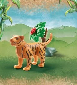 Billigst 👏 Playmobil Wiltopia - Ung Tiger - 71067 - 6 Dele 🛒 -Billig legetoej butik DX427 2