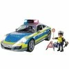 Brandudsalg 💯 Playmobil - Porsche 911 Carrera 4S Politibil - Grå - 70066 - 36 😀
