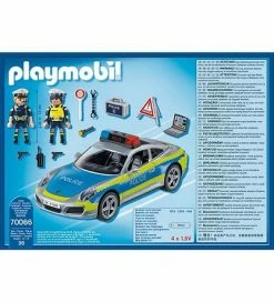 Brandudsalg 💯 Playmobil - Porsche 911 Carrera 4S Politibil - Grå - 70066 - 36 😀 -Billig legetoej butik DX432 2