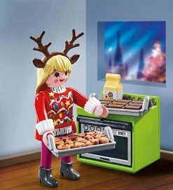 Købe 🎁 Playmobil SpecialPlus - Julebageri - 70877 - 14 Dele 😉 -Billig legetoej butik DX436 3
