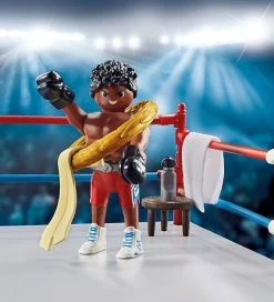 Promo 🎉 Playmobil SpecialPlus - Boksemester - 70879 - 24 Dele 🥰 -Billig legetoej butik DX440 3