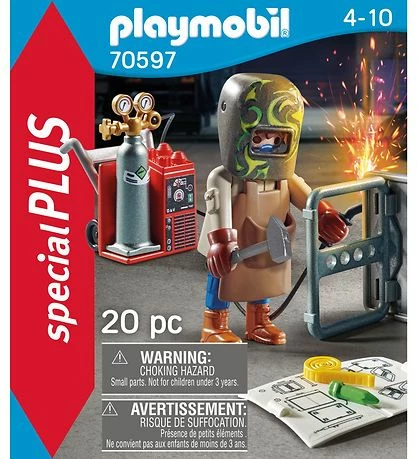 Top 10 ✨ Playmobil SpecialPlus - Svejser Med Udstyr - 70597 - 20 Dele 🤩 2 Top 10 ✨ Playmobil SpecialPlus - Svejser Med Udstyr - 70597 - 20 Dele 🤩 - Billede 2