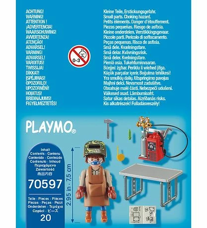 Top 10 ✨ Playmobil SpecialPlus - Svejser Med Udstyr - 70597 - 20 Dele 🤩 3 Top 10 ✨ Playmobil SpecialPlus - Svejser Med Udstyr - 70597 - 20 Dele 🤩 - Billede 3