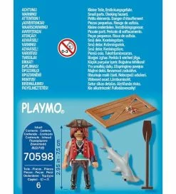Budget ⌛ Playmobil SpecialPlus - Pirat Med Tømmerflåde Og 🔨 Hammerhaj - 705 🔔 -Billig legetoej butik DX447 2