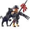 Flash udsalg 🌟 Playmobil SpecialPlus - Kriger Med Panter - 70878 - 9 Dele 🛒