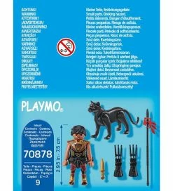 Flash udsalg 🌟 Playmobil SpecialPlus - Kriger Med Panter - 70878 - 9 Dele 🛒 -Billig legetoej butik DX448 2