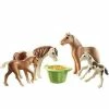 Promo 🔔 Playmobil Country - 2 Islandske Ponyer Med Føl - 71000 - 6 Dele 👍