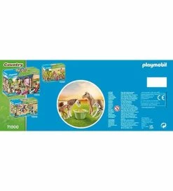 Promo 🔔 Playmobil Country - 2 Islandske Ponyer Med Føl - 71000 - 6 Dele 👍 -Billig legetoej butik DX469 2
