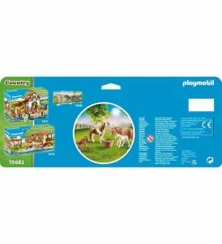 Købe 🎁 Playmobil Country - Ponyer Med Føl - 70682 - 6 Dele 😉 -Billig legetoej butik DX470 2