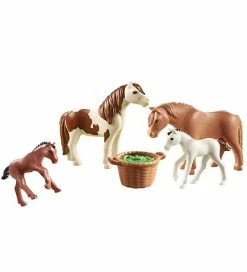 Købe 🎁 Playmobil Country - Ponyer Med Føl - 70682 - 6 Dele 😉